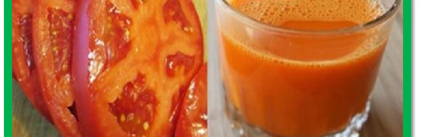 Beneficios del jugo de tomate para la salud