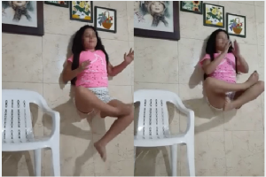 gracioso video de la niña levitando